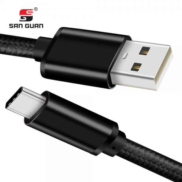 Picture of USB2.0 Type-C cable Nylon（black）